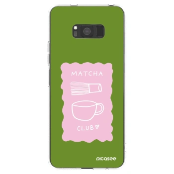 Picasee husă transparentă din silicon pentru Samsung Galaxy S8 G950F - Matcha club