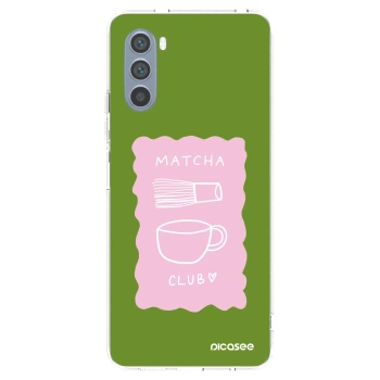 Picasee husă transparentă din silicon pentru Motorola Moto G62 - Matcha club