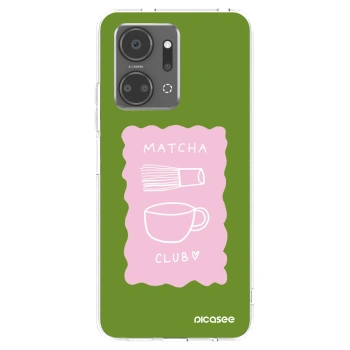 Picasee husă transparentă din silicon pentru Honor X7a - Matcha club