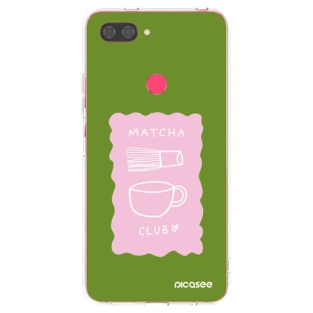 Picasee husă transparentă din silicon pentru Xiaomi Mi 8 Lite - Matcha club