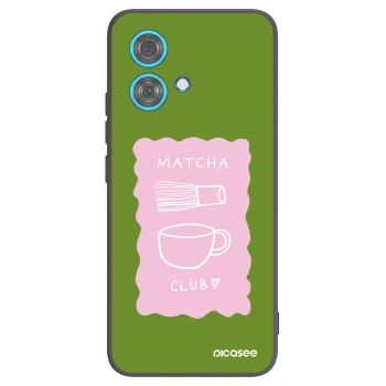Picasee husă neagră din silicon pentru Motorola Edge 40 Neo - Matcha club
