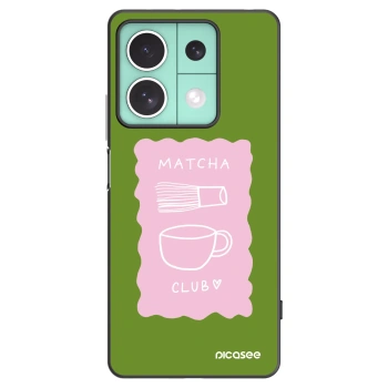 Picasee husă neagră din silicon pentru Xiaomi Redmi Note 13 5G - Matcha club