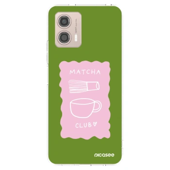 Picasee husă transparentă din silicon pentru Motorola Moto G53 5G - Matcha club