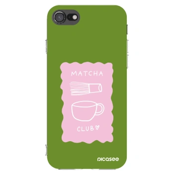 Picasee husă transparentă din silicon pentru Apple iPhone 7 - Matcha club