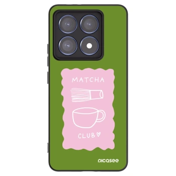 Picasee husă neagră din silicon pentru Xiaomi 14T Pro - Matcha club