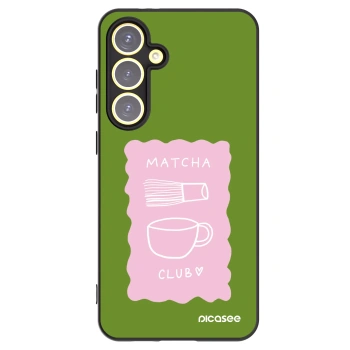 Picasee husă neagră din silicon pentru Samsung Galaxy S24 FE S721B - Matcha club