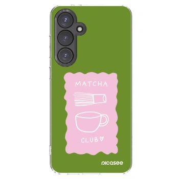 Picasee husă transparentă din silicon pentru Samsung Galaxy S24 FE S721B - Matcha club