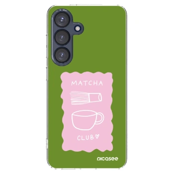 Picasee husă transparentă din silicon pentru Samsung Galaxy S25 5G - Matcha club
