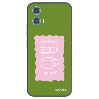 Picasee husă neagră din silicon pentru Motorola Moto G34 5G - Matcha club
