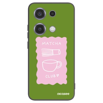 Picasee husă neagră din silicon pentru Xiaomi Redmi Note 14S - Matcha club