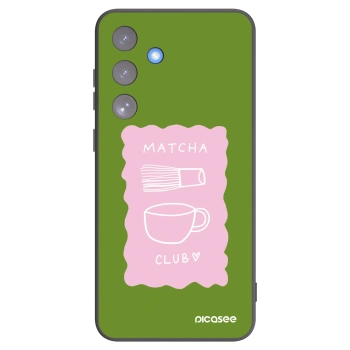 Picasee husă neagră din silicon pentru Samsung Galaxy S25 FE 5G - Matcha club