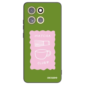 Picasee husă neagră din silicon pentru Motorola Moto G86 Power 5G - Matcha club