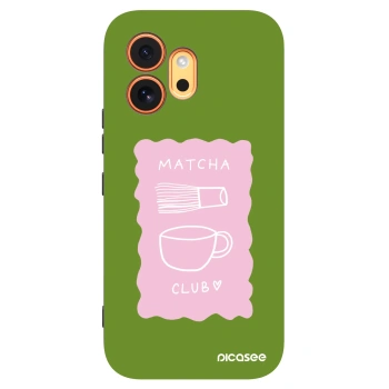 Picasee husă neagră din silicon pentru Honor 600 - Matcha club