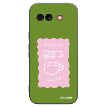Picasee husă neagră din silicon pentru Google Pixel 10a - Matcha club