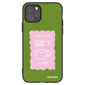 Picasee husă neagră din silicon pentru Apple iPhone 11 Pro - Matcha club