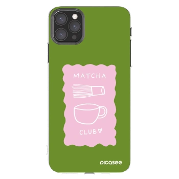 Picasee husă transparentă din silicon pentru Apple iPhone 11 Pro Max - Matcha club