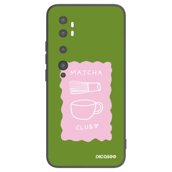 Picasee husă neagră din silicon pentru Xiaomi Mi Note 10 (Pro) - Matcha club