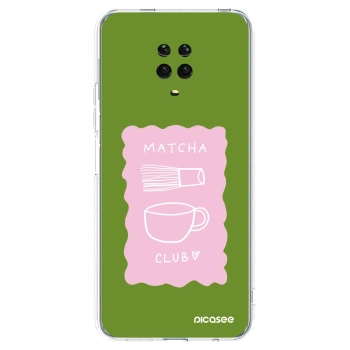 Picasee husă transparentă din silicon pentru Xiaomi Redmi Note 9 Pro - Matcha club