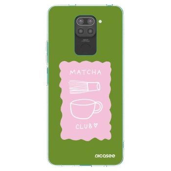 Picasee husă neagră din silicon pentru Xiaomi Redmi Note 9 - Matcha club