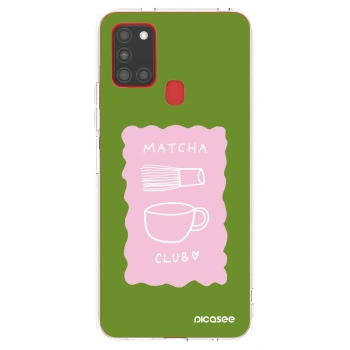 Picasee husă transparentă din silicon pentru Samsung Galaxy A21s - Matcha club