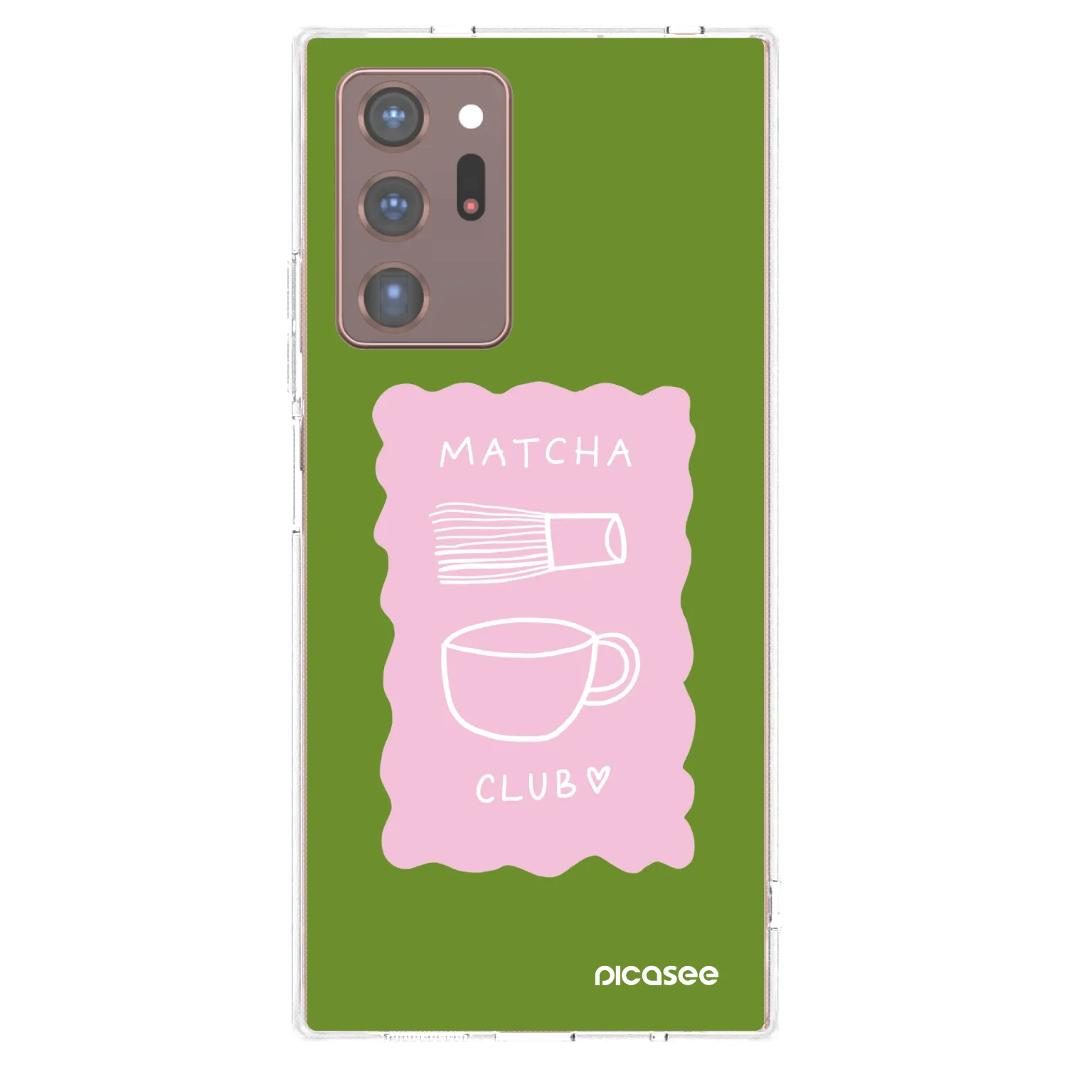 Picasee husă transparentă din silicon pentru Samsung Galaxy Note 20 Ultra - Matcha club