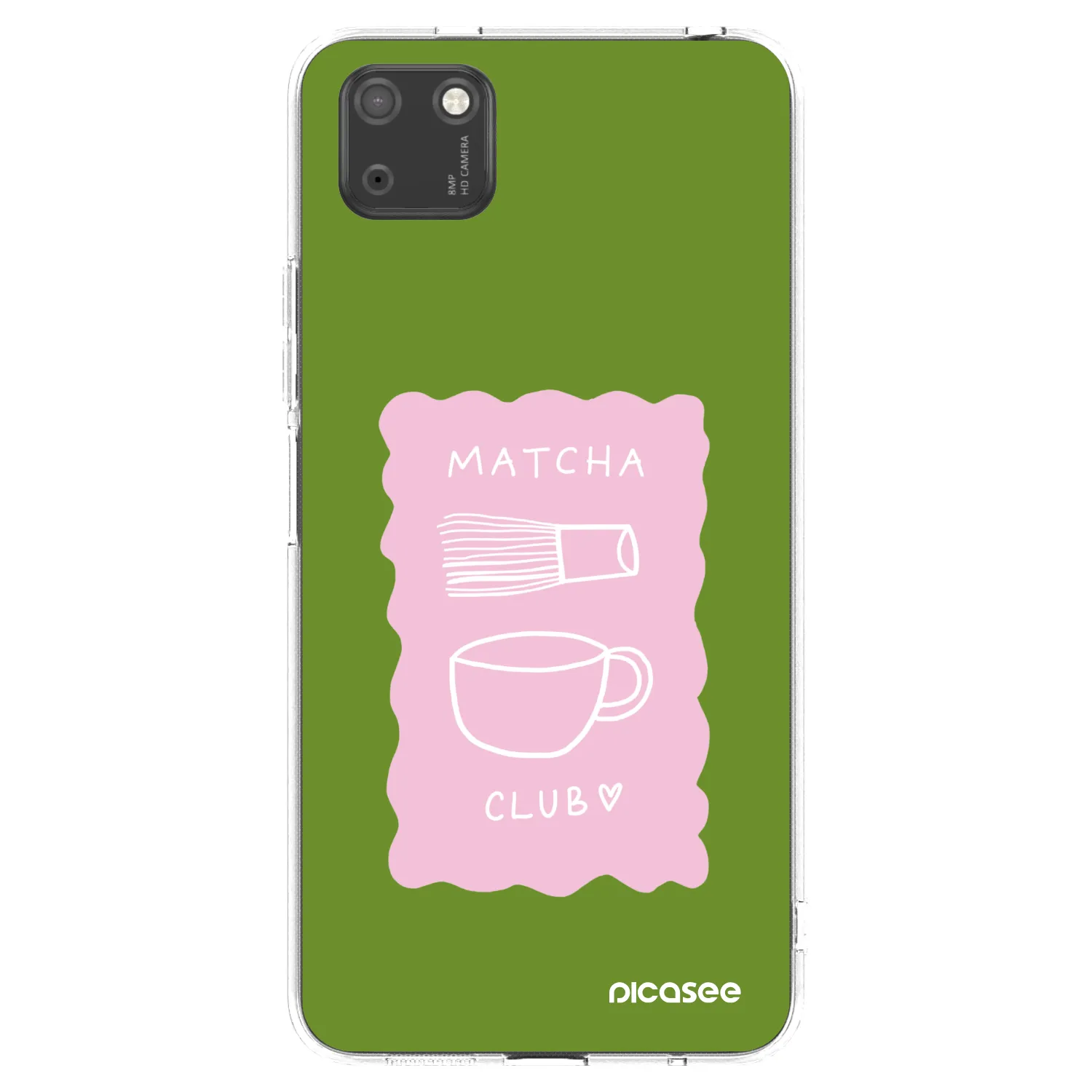 Picasee husă transparentă din silicon pentru Huawei Y5P - Matcha club
