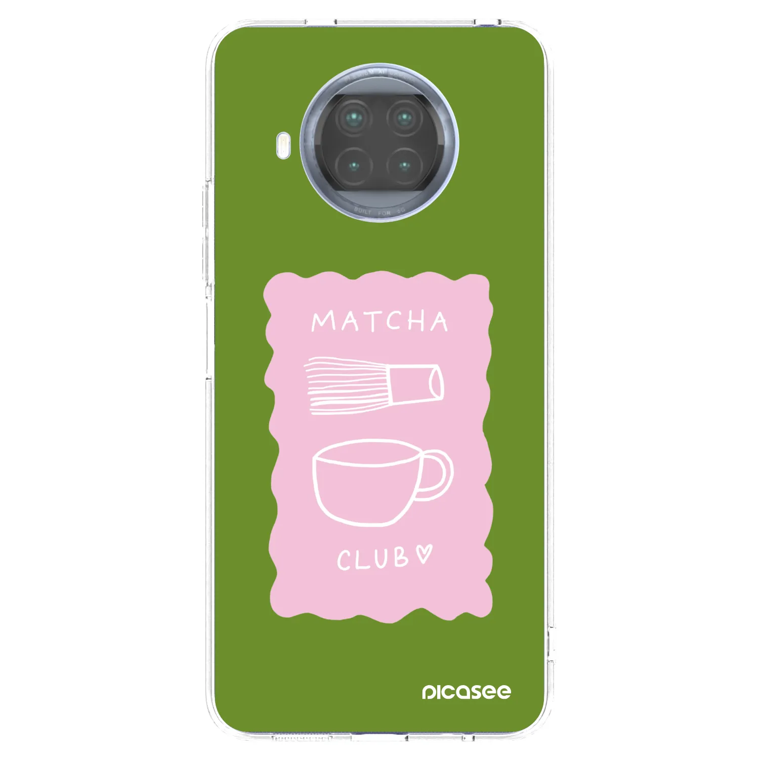 Picasee husă transparentă din silicon pentru Xiaomi Mi 10T Lite - Matcha club