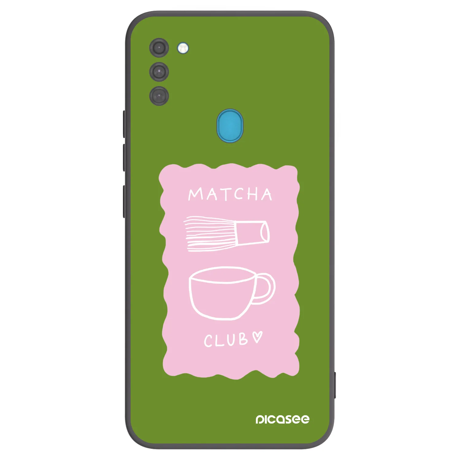Picasee husă neagră din silicon pentru Samsung Galaxy M11 - Matcha club