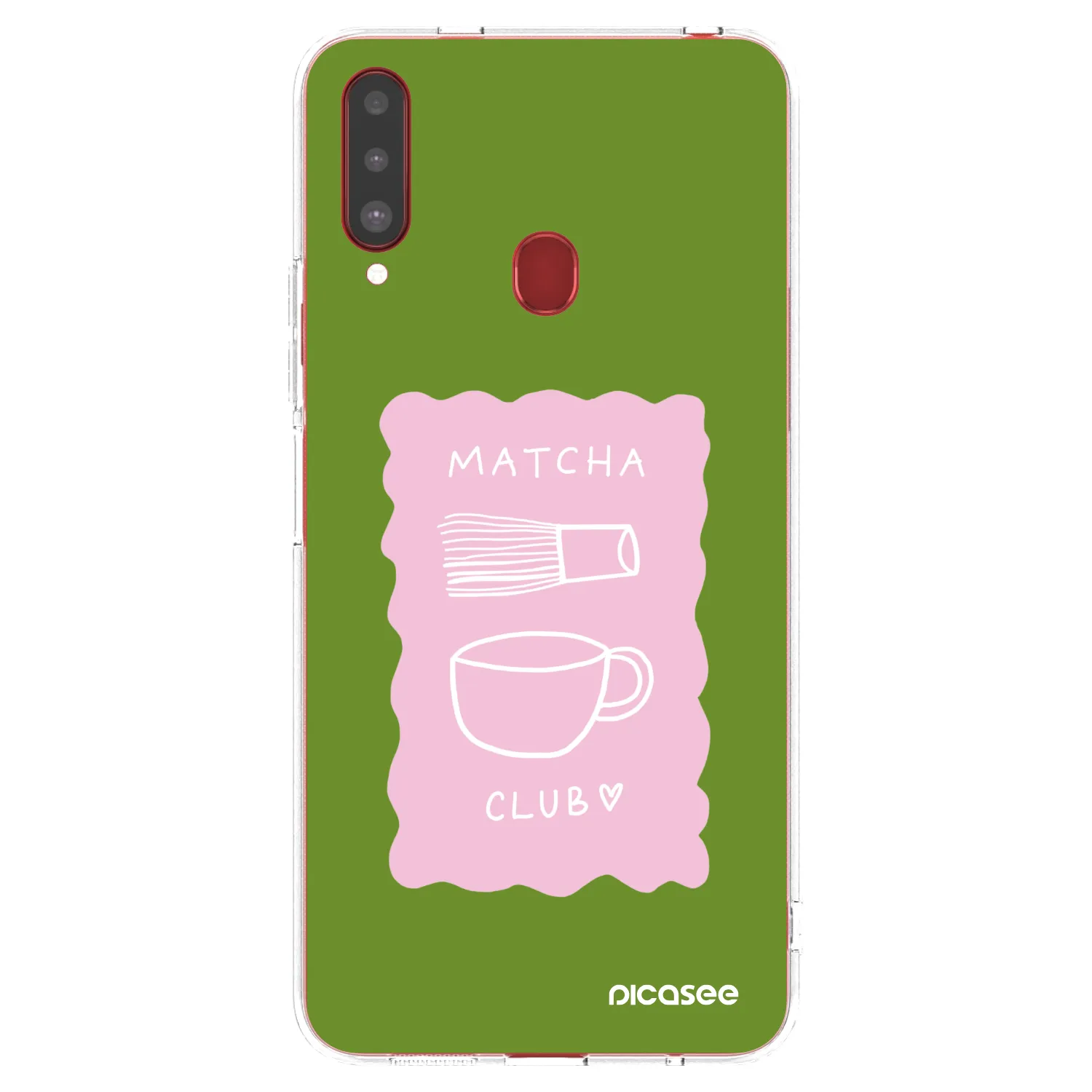 Picasee husă transparentă din silicon pentru Samsung Galaxy A20s - Matcha club