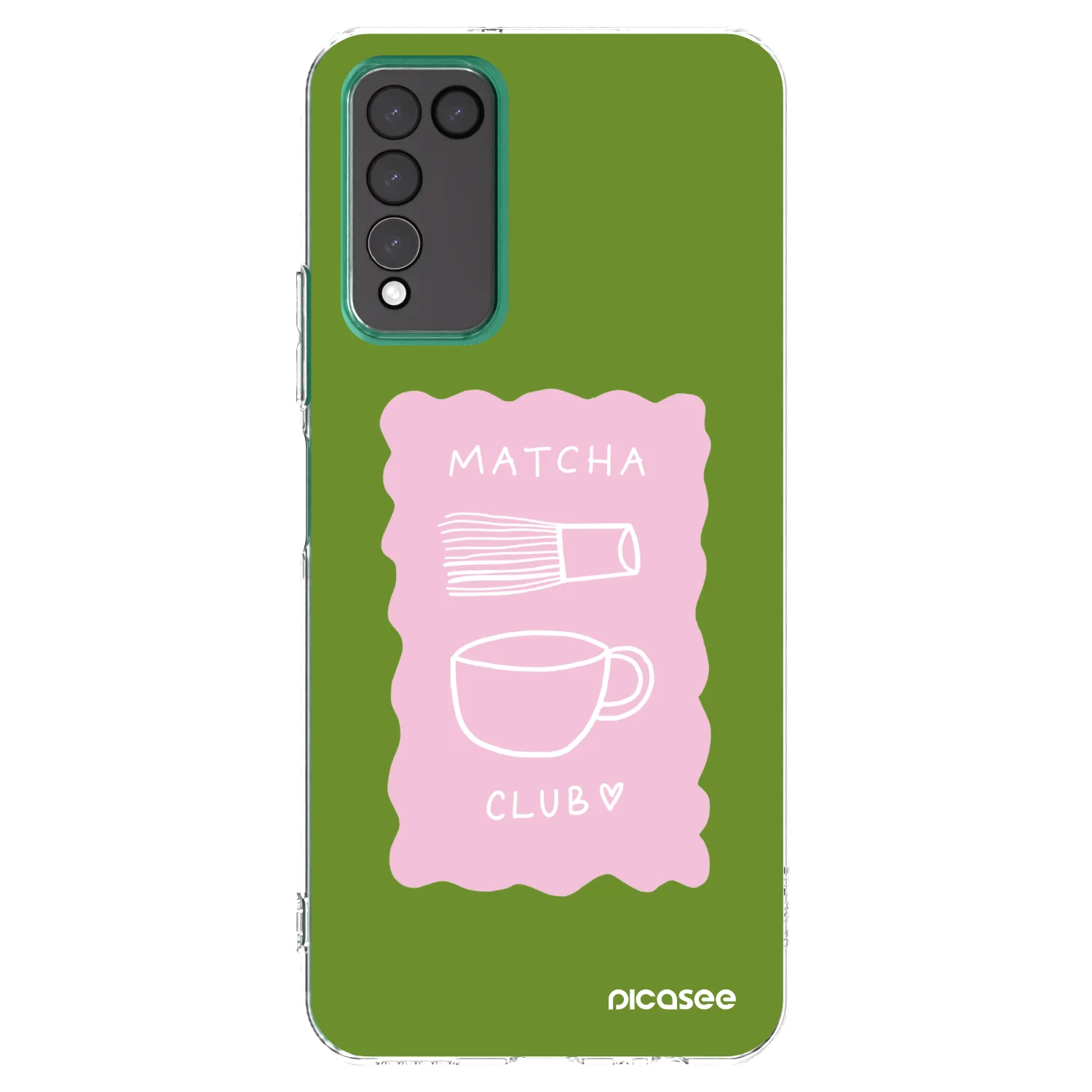 Picasee husă transparentă din silicon pentru Honor 10X Lite - Matcha club