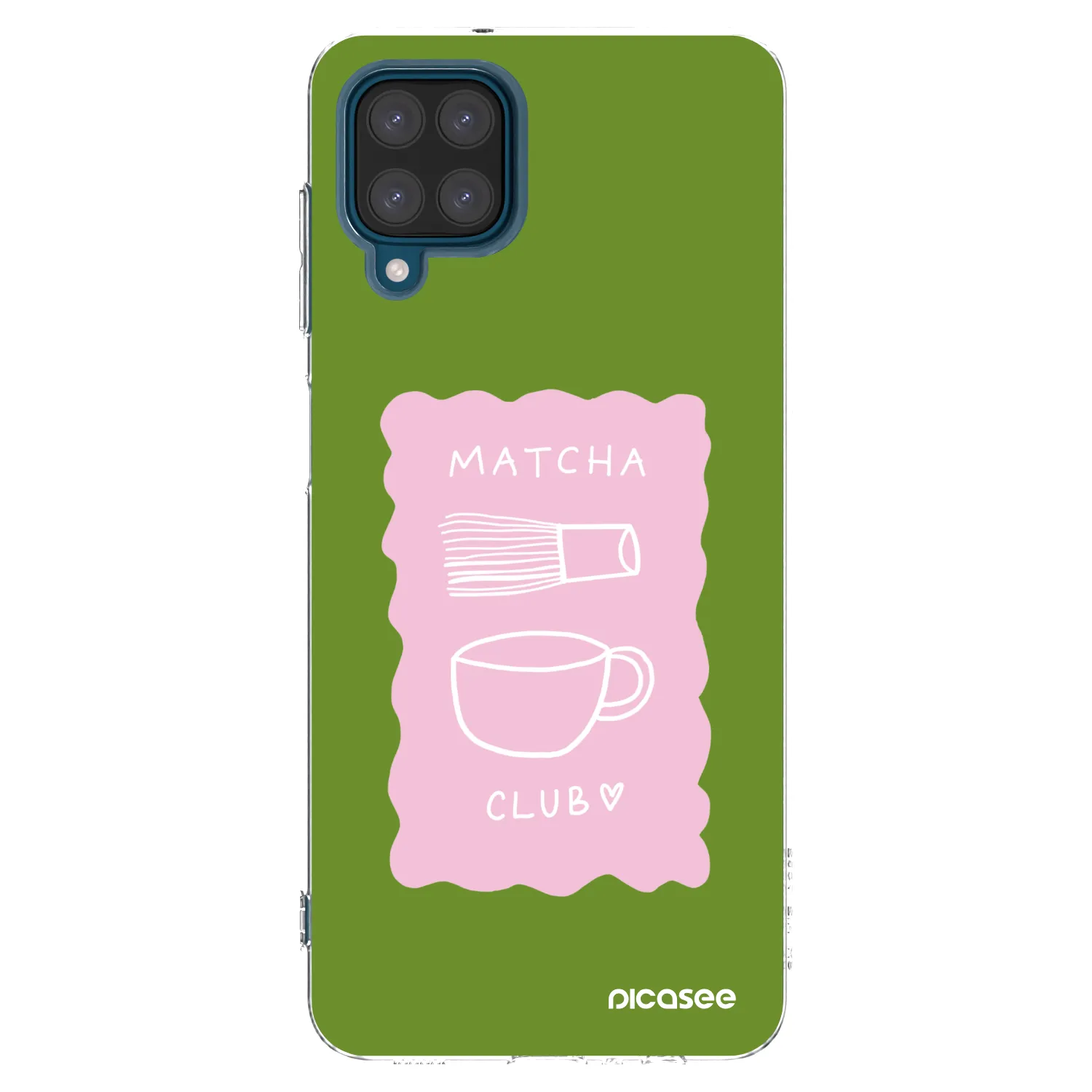 Picasee husă transparentă din silicon pentru Samsung Galaxy A12 A125F - Matcha club