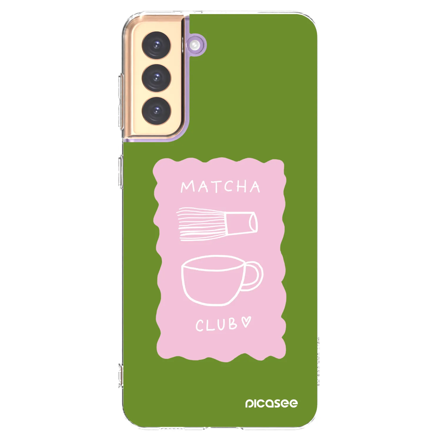 Picasee husă transparentă din silicon pentru Samsung Galaxy S21+ 5G G996F - Matcha club