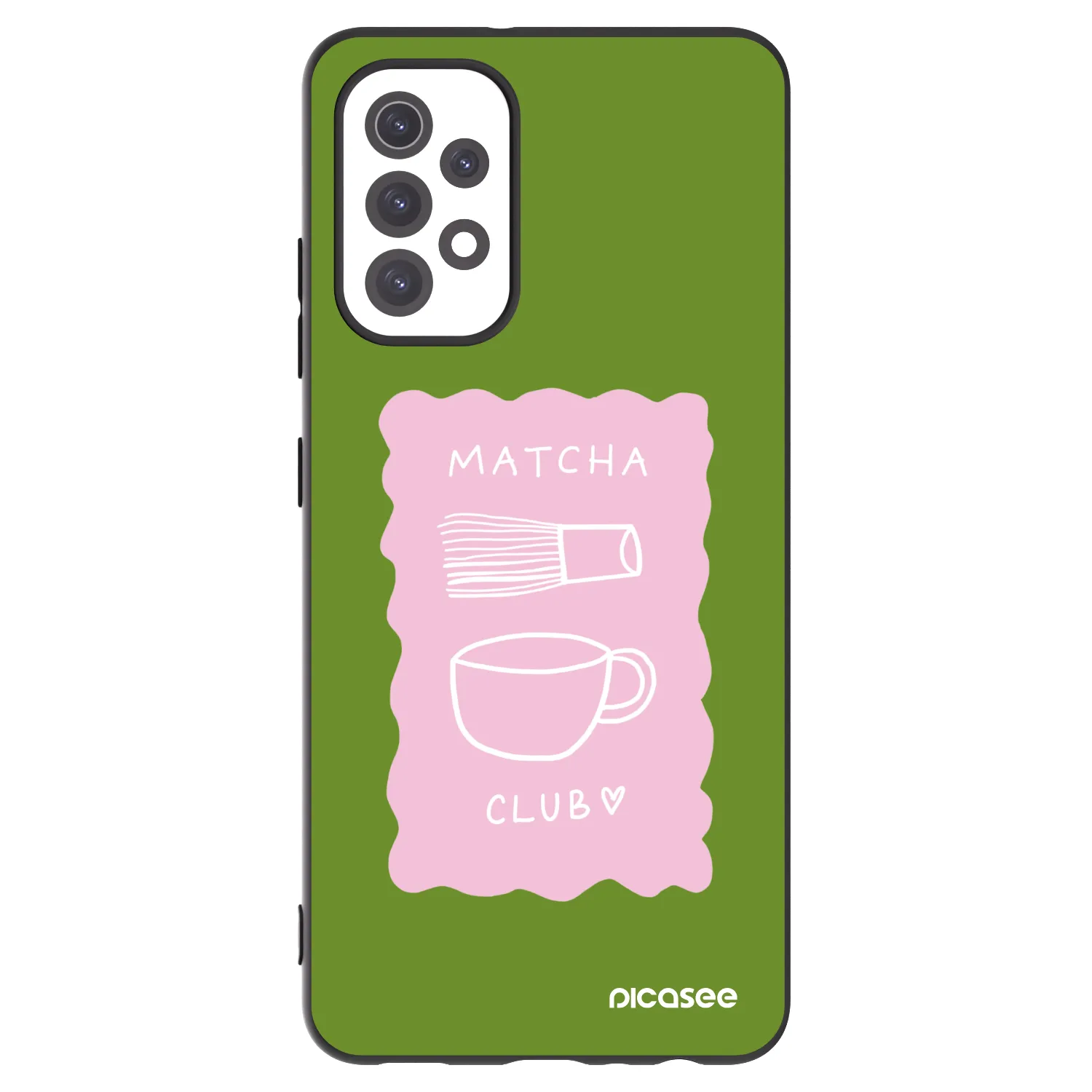 Picasee husă neagră din silicon pentru Samsung Galaxy A32 5G A326B - Matcha club
