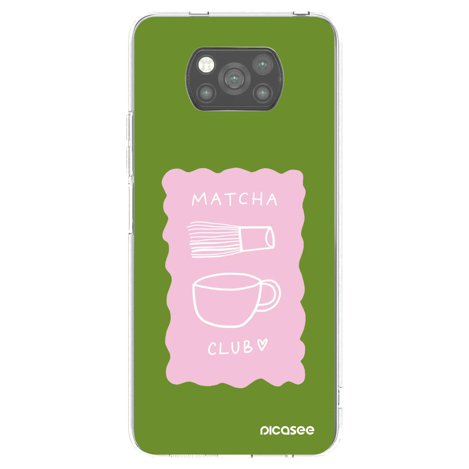 Picasee husă neagră din silicon pentru Xiaomi Poco X3 Pro - Matcha club