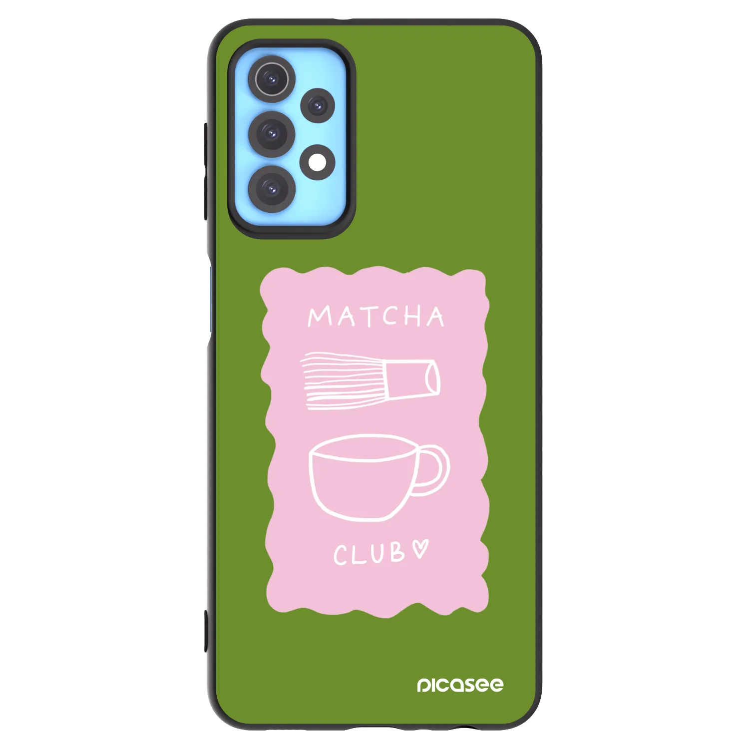 Picasee husă neagră din silicon pentru Samsung Galaxy A32 4G SM-A325F - Matcha club