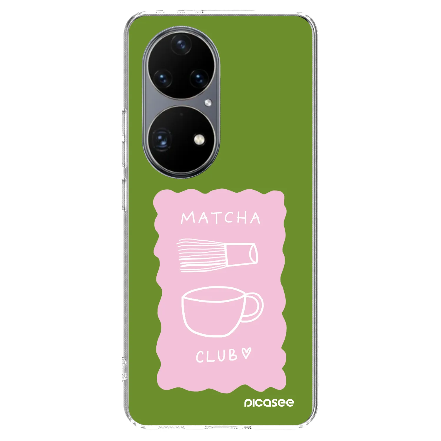 Picasee husă transparentă din silicon pentru Huawei P50 - Matcha club
