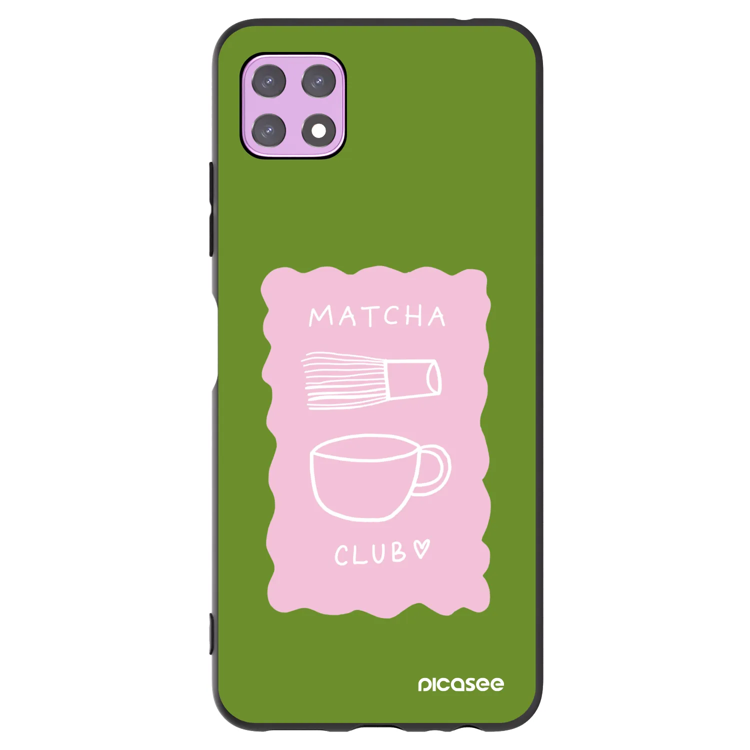 Picasee husă neagră din silicon pentru Samsung Galaxy A22 A226B 5G - Matcha club