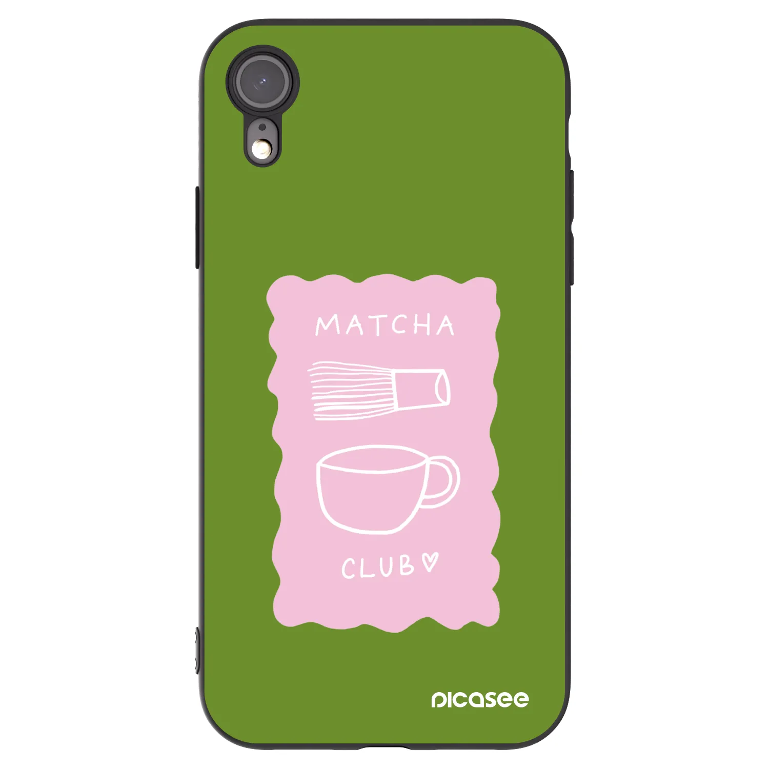 Picasee husă neagră din silicon pentru Apple iPhone XR - Matcha club