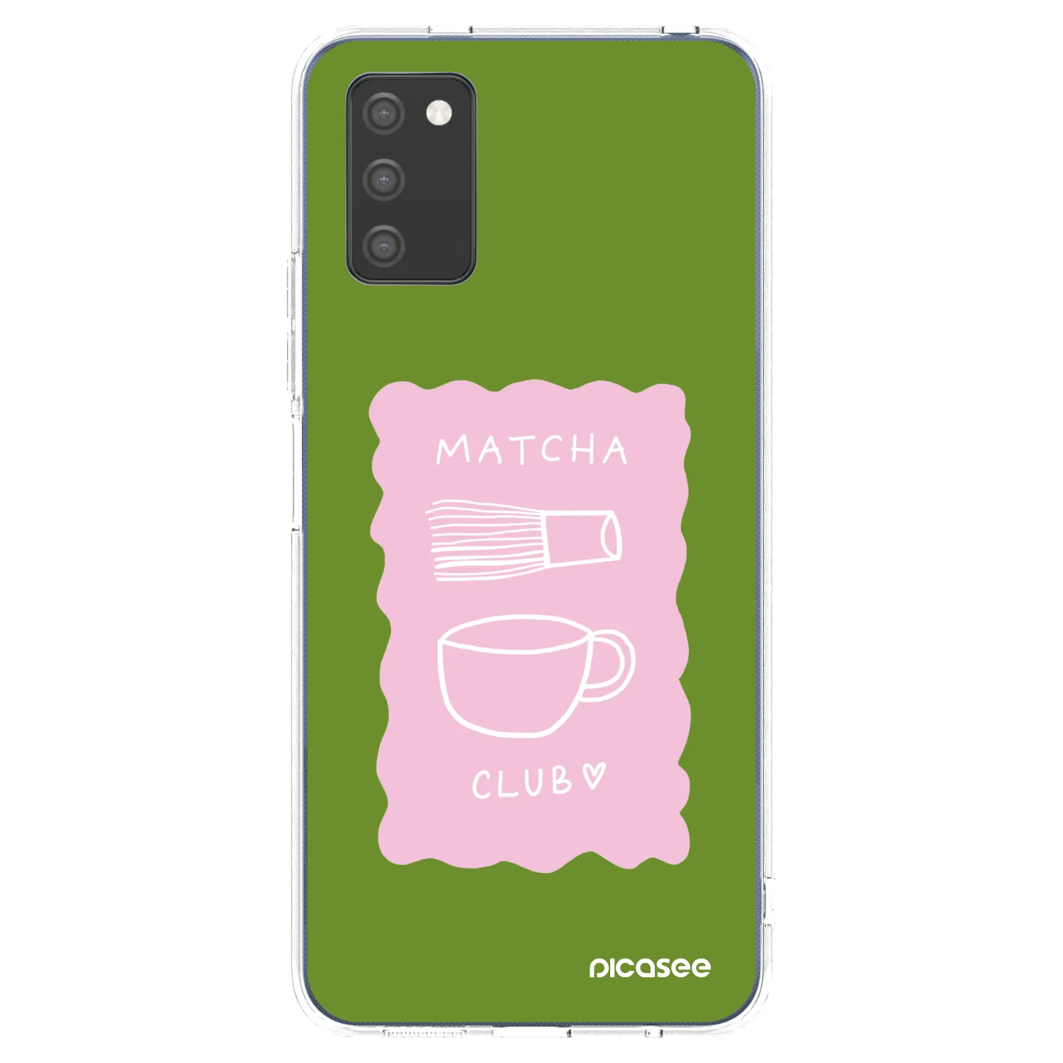 Picasee husă transparentă din silicon pentru Samsung Galaxy A02s A025G - Matcha club