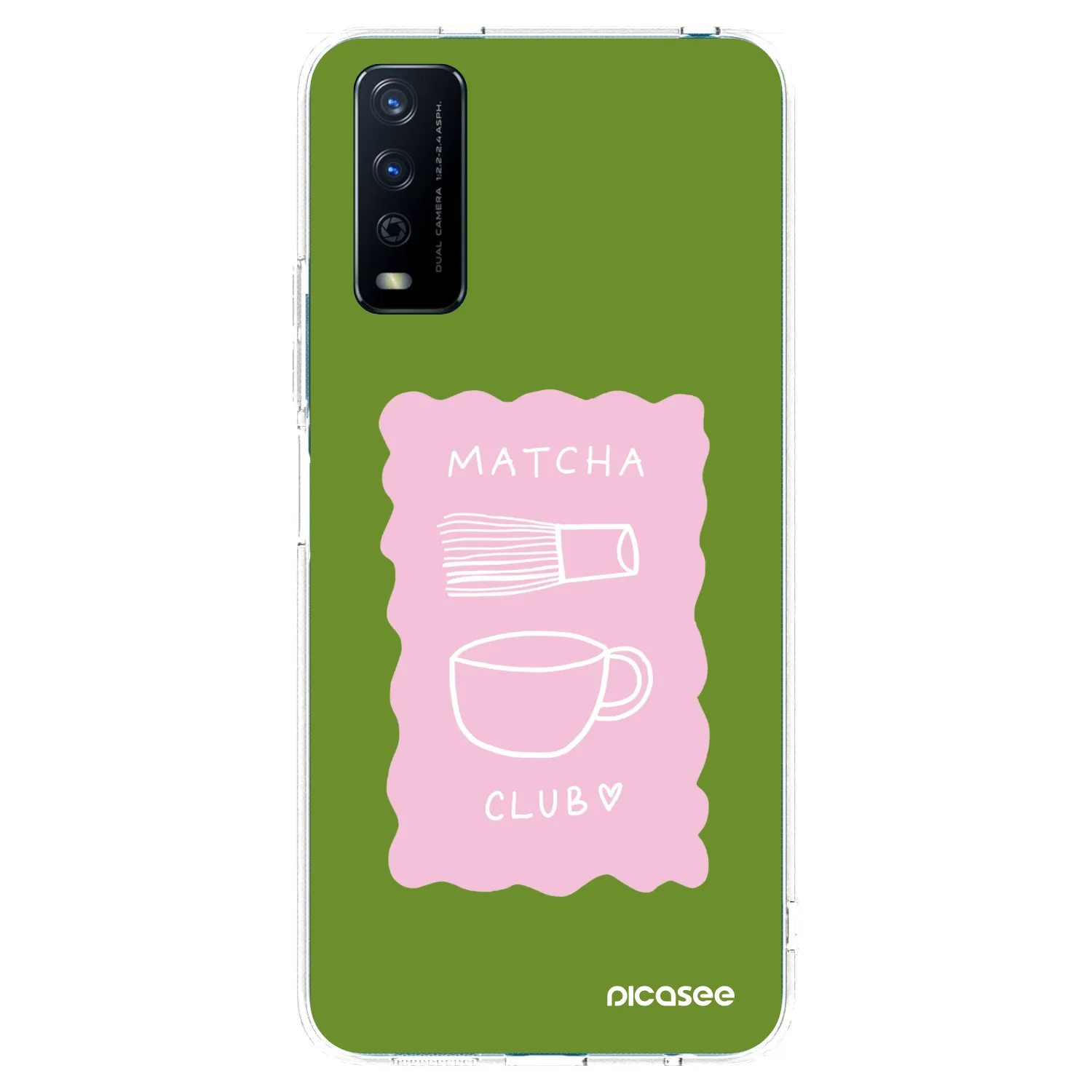 Picasee husă transparentă din silicon pentru Vivo Y11s - Matcha club