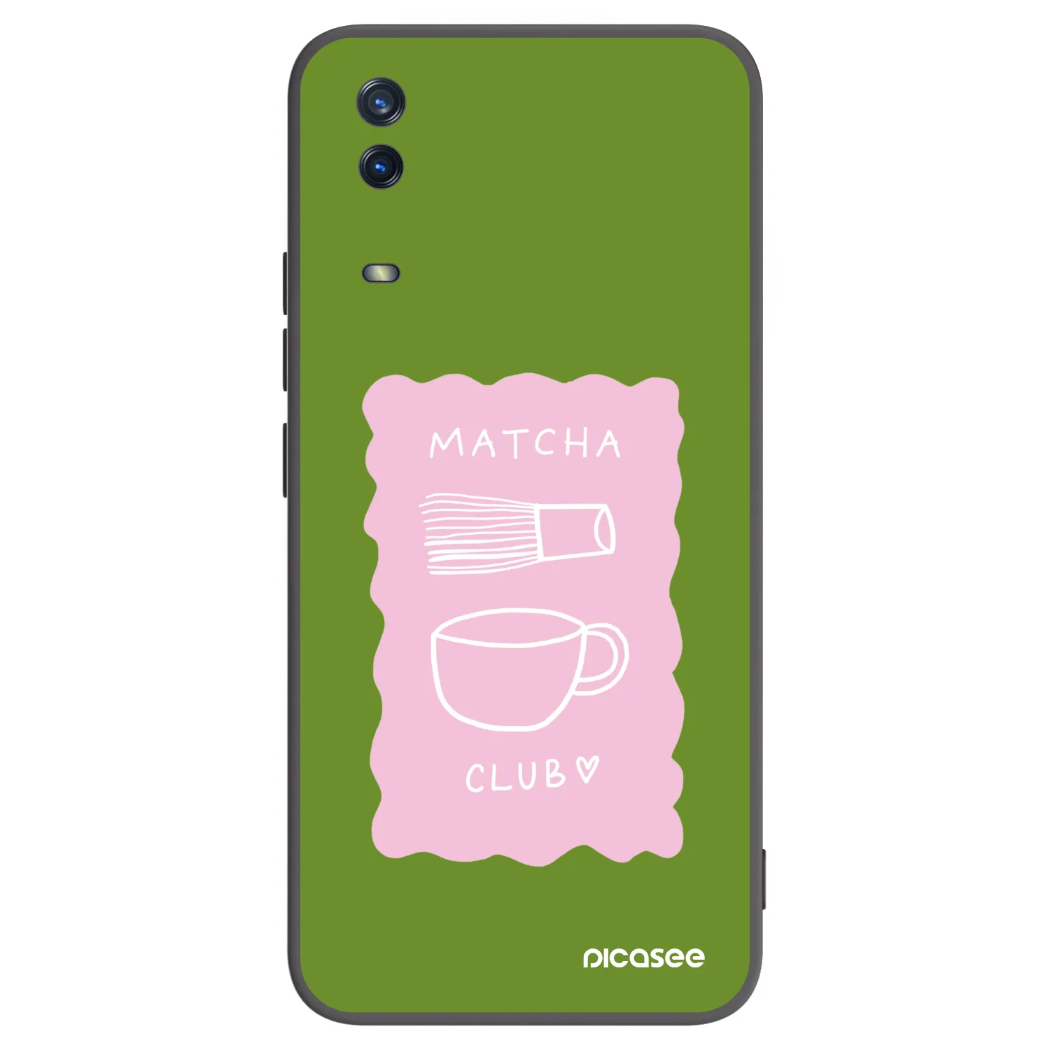 Picasee husă neagră din silicon pentru Vivo Y11s - Matcha club