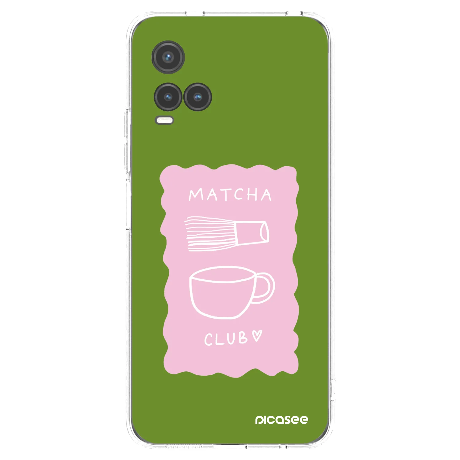 Picasee husă transparentă din silicon pentru Vivo Y33s - Matcha club