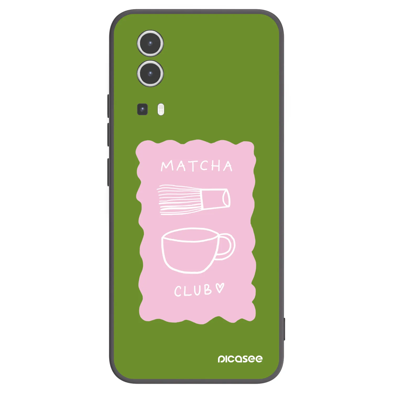 Picasee husă neagră din silicon pentru Vivo Y72 5G - Matcha club