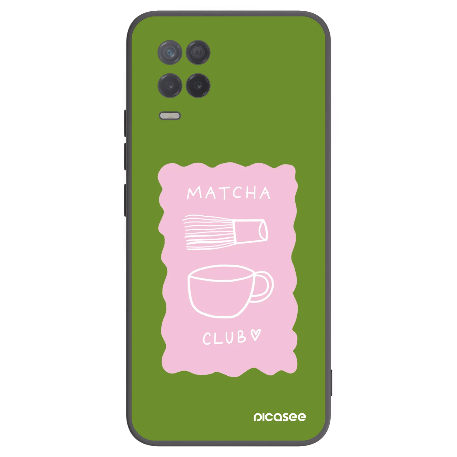 Picasee husă neagră din silicon pentru Realme 8 5G - Matcha club