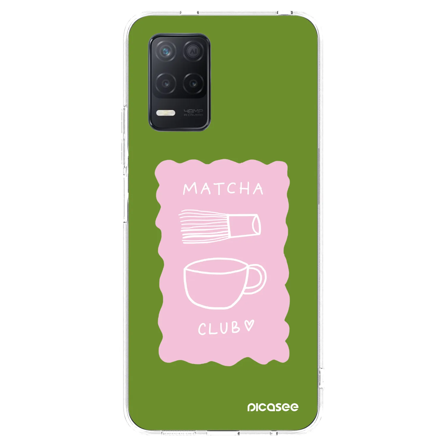 Picasee husă transparentă din silicon pentru Realme 8 5G - Matcha club