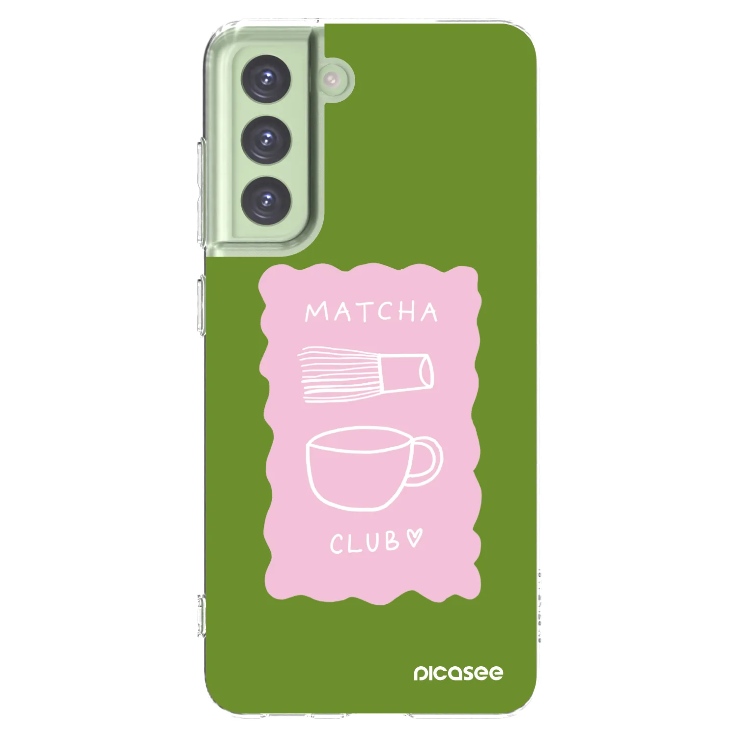 Picasee husă transparentă din silicon pentru Samsung Galaxy S21 FE 5G - Matcha club