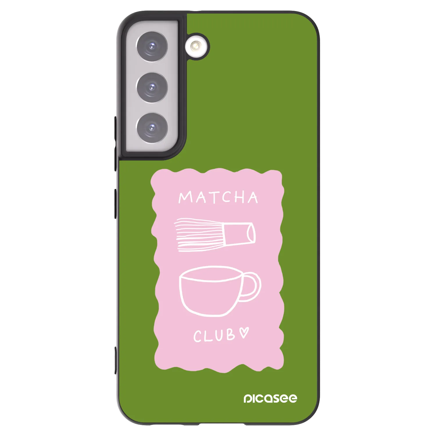 Picasee husă neagră din silicon pentru Samsung Galaxy S22 5G - Matcha club