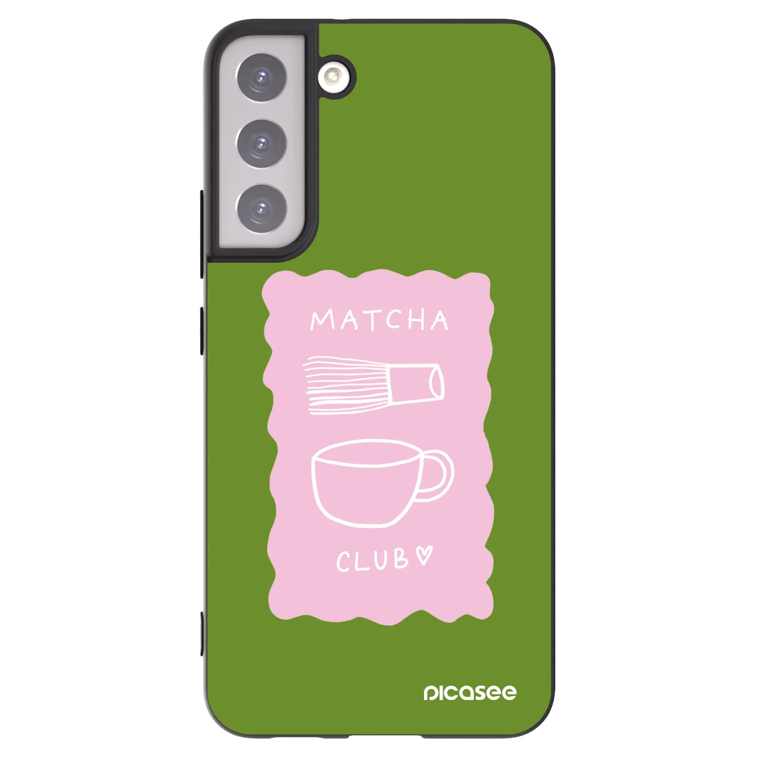 Picasee husă neagră din silicon pentru Samsung Galaxy S22+ 5G - Matcha club