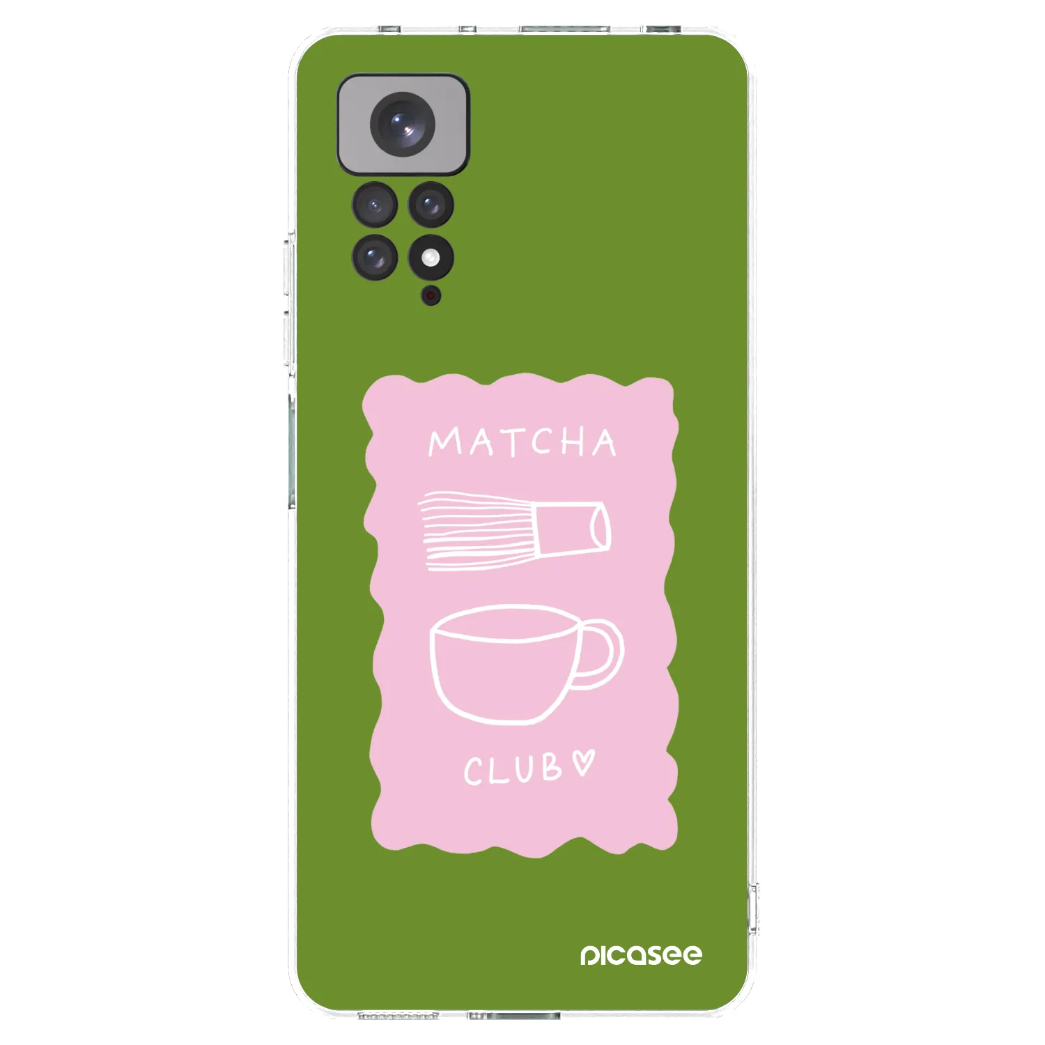 Picasee husă transparentă din silicon pentru Xiaomi Redmi Note 11S 4G - Matcha club