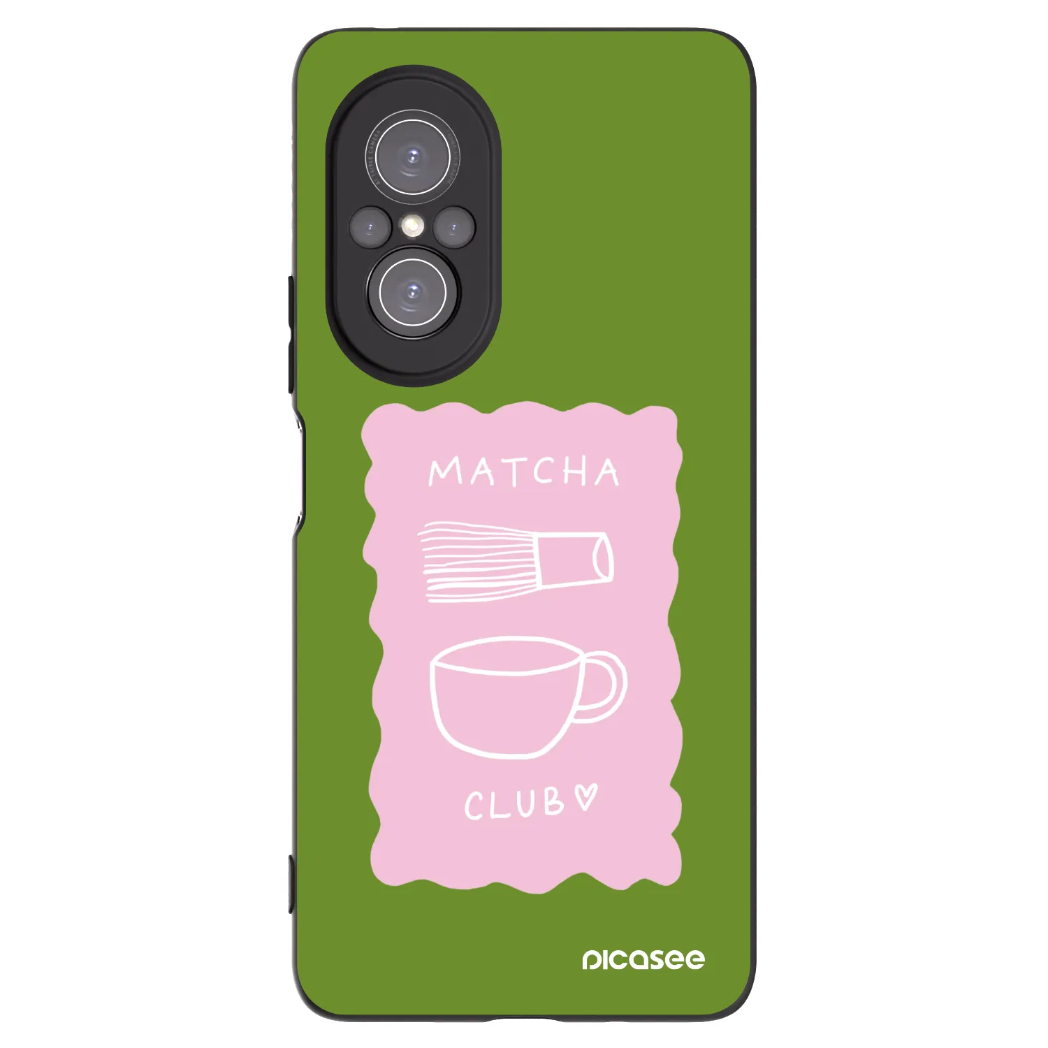 Picasee husă neagră din silicon pentru Huawei Nova 9 SE - Matcha club